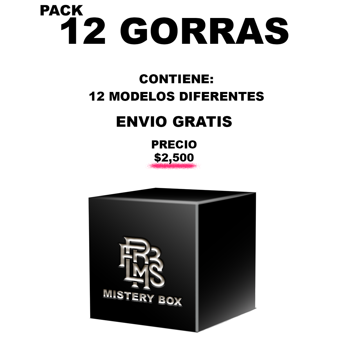 Mistery Box – 12 gorras