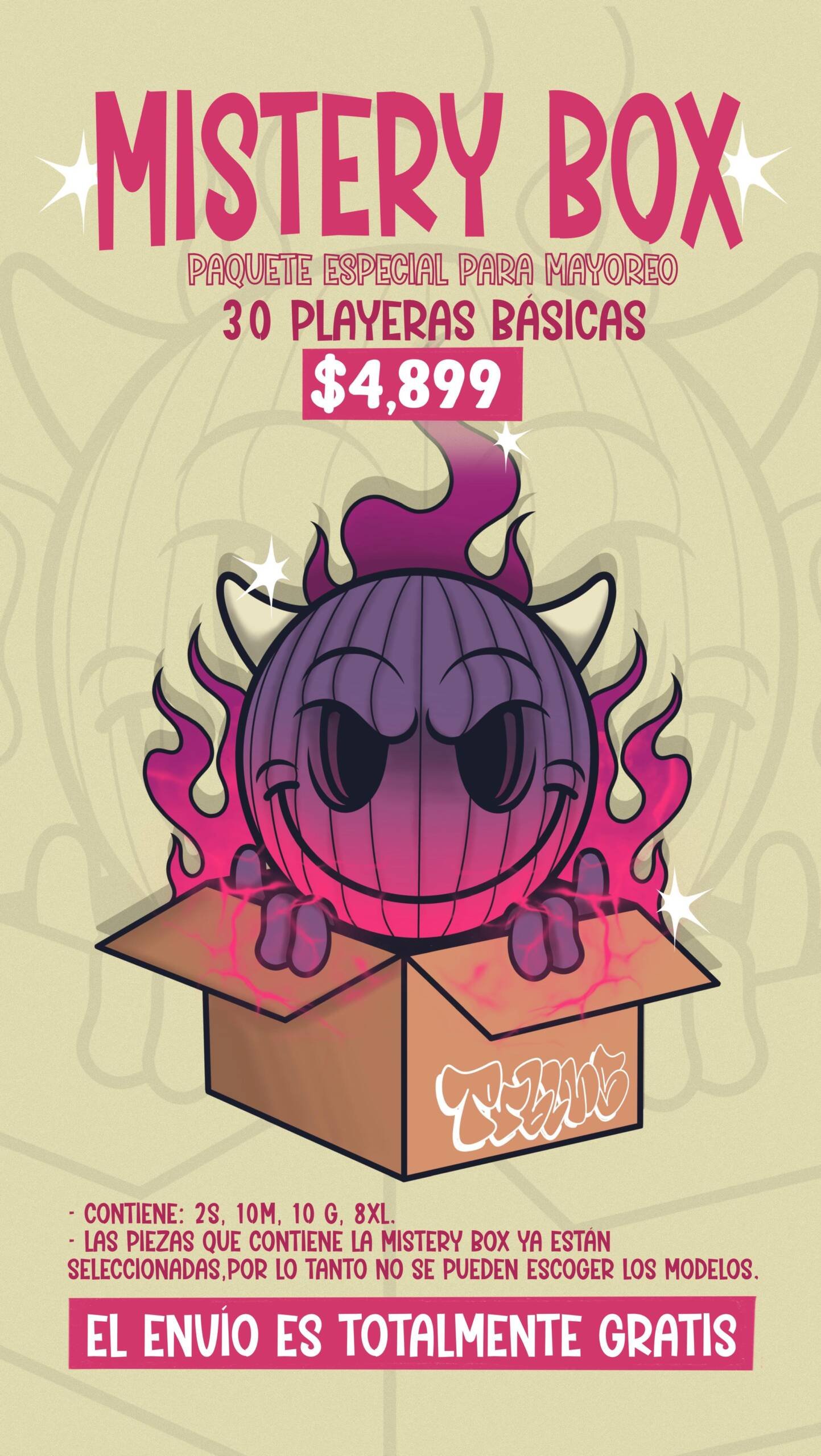 Mistery Box – Playeras Básicas